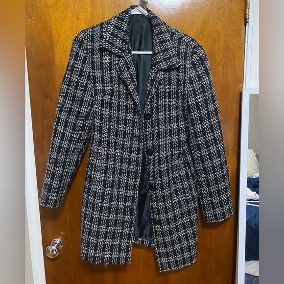 Patterned pea coat - Picture 1 of 2
